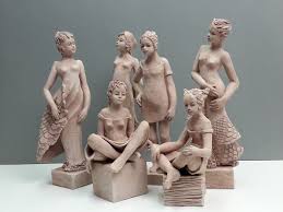 sculpture en céramique