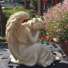 statue ange jardin