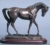 statue cheval bronze