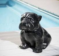 statue bulldog