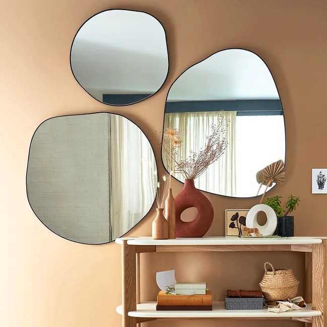 miroir salon moderne