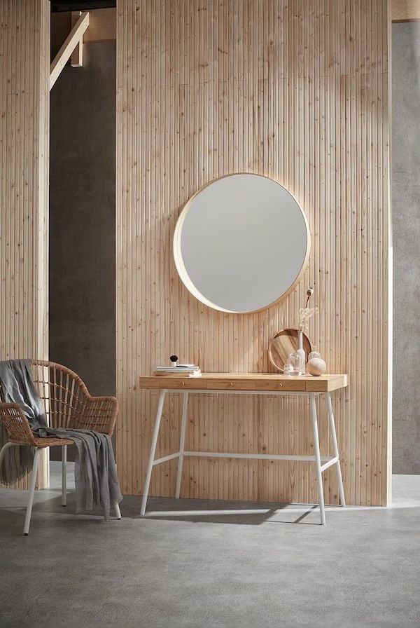 miroir rond bois ikea