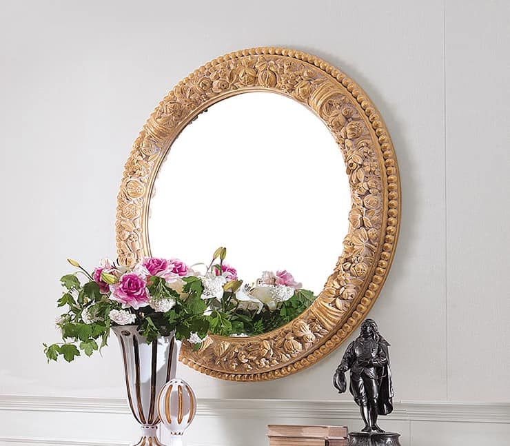 miroir rond design