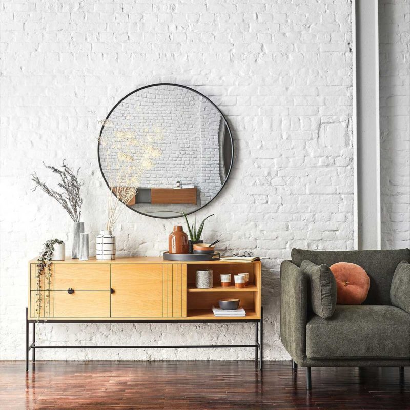 miroir salon design