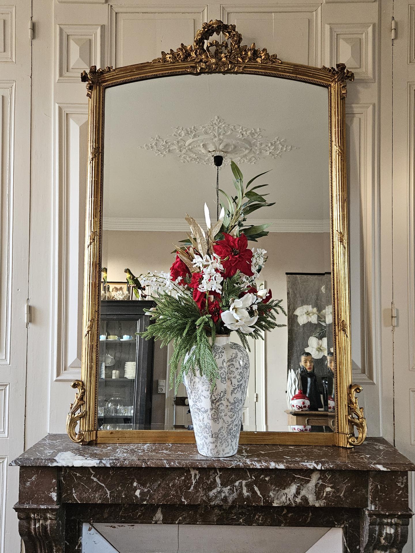 miroir cheminée