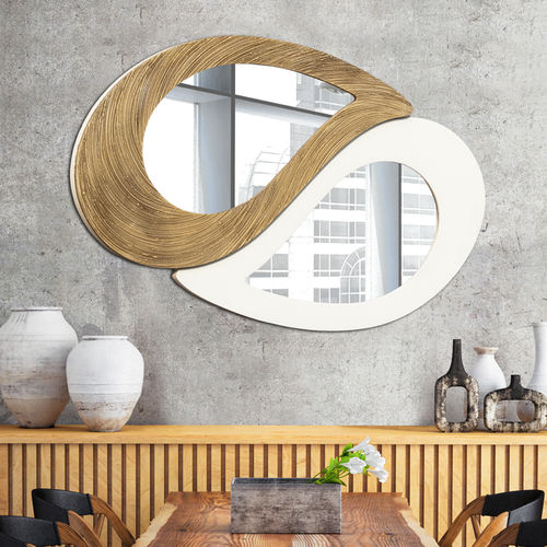 miroir mural design salon