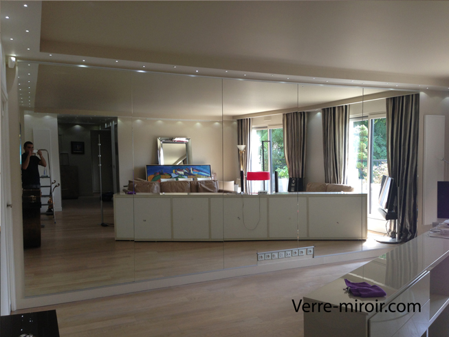 miroir à coller sur mesure