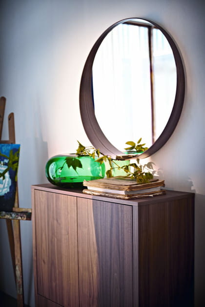 miroir en bois ikea