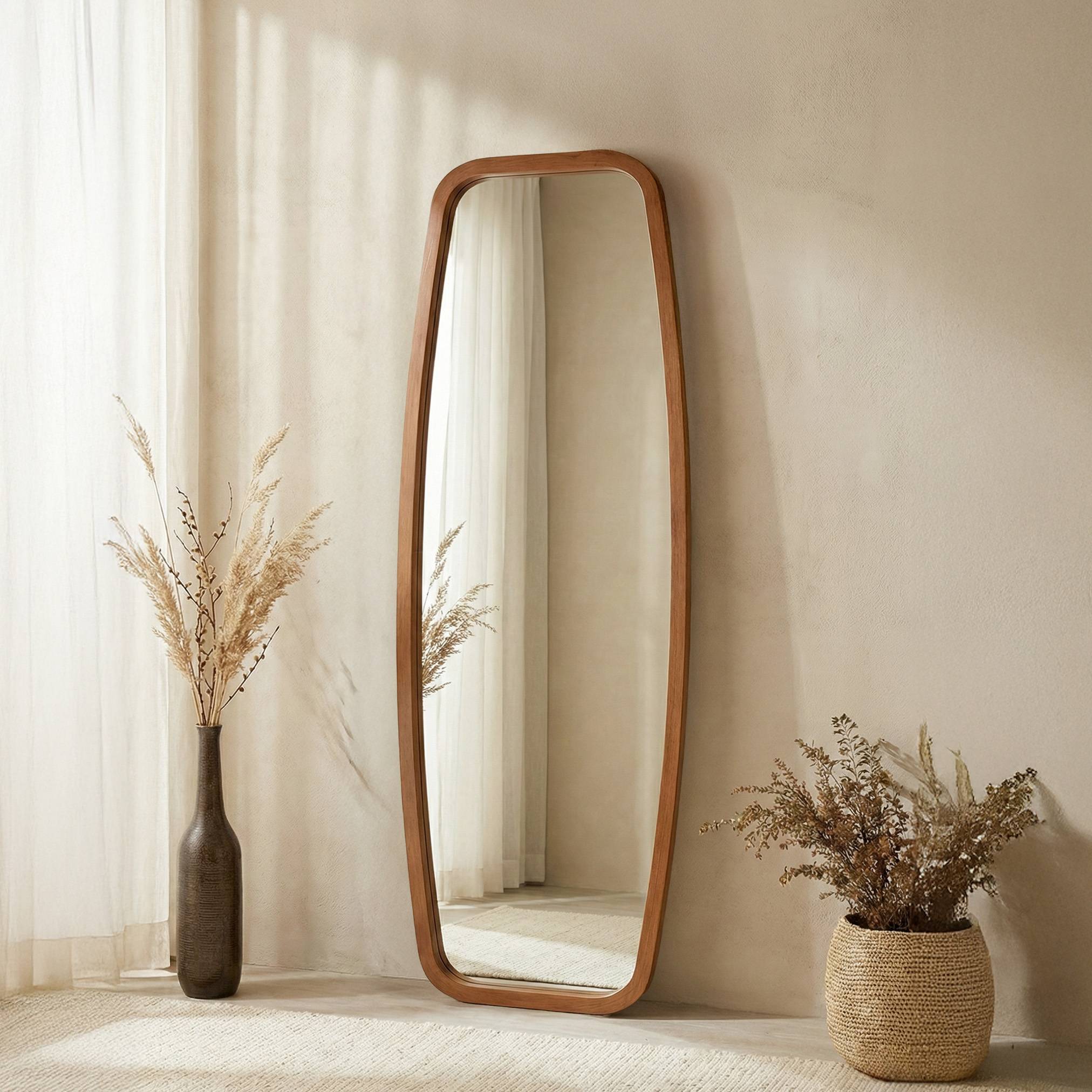grand miroir en bois